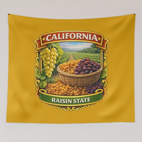 Item preview, California - The Raisin State designed and sold by Myra365Art.