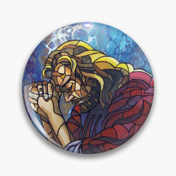 Item preview, Stained Glass Jesus designed and sold by marvsart.