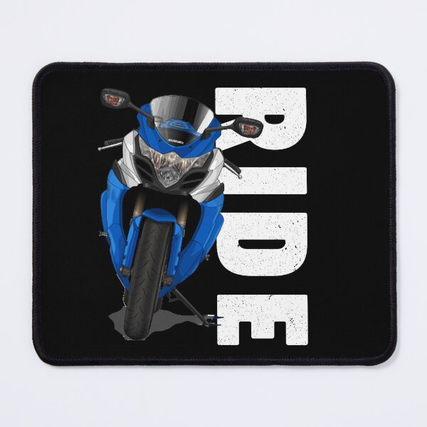 Item preview, Blue Sportbike Front View Racing Tee designed and sold by FroggyBaBoy.
