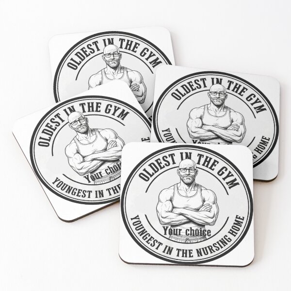Item preview, Oldest in the Gym Youngest in Nursing Home designed and sold by Old Man Athletics.