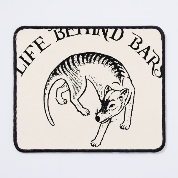 Item preview, Life Behind Bars - Tasmanian Tiger - Van Diemens Land designed and sold by Corinne Alexa Jackson.