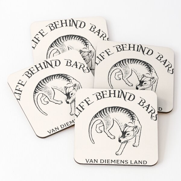 Item preview, Life Behind Bars - Tasmanian Tiger - Van Diemens Land designed and sold by Corinne Alexa Jackson.