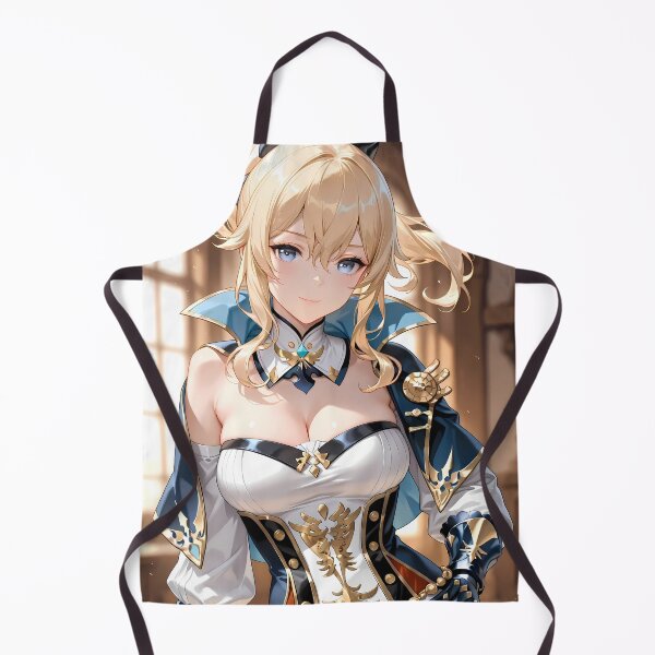 Artikelvorschau, Jean Genshin Impact Warm Light Smile Elegant Portrait entworfen und verkauft von TanglenRabbit.