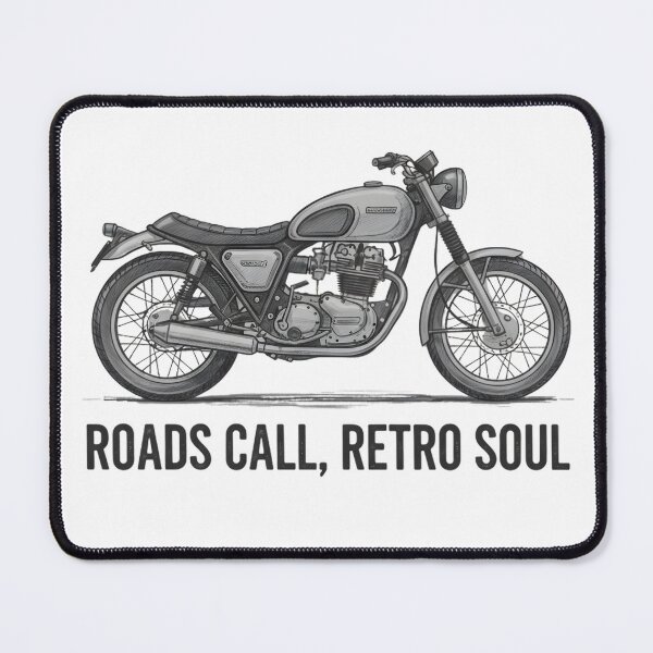 Item preview, Roads Call Retro Soul Vintage Motorcycle Cafe Racer Design designed and sold by Delfino-art.