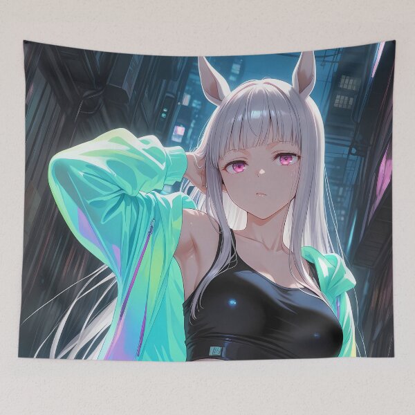Item preview, Gold Ship Uma Musume Neon City Chill And Moody designed and sold by TanglenRabbit.