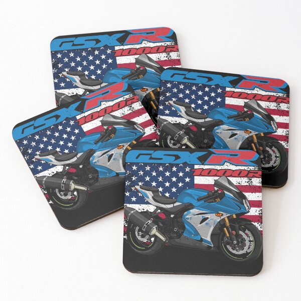 Item preview, GSXR 1000R American Flag Sportbike Tee designed and sold by FroggyBaBoy.
