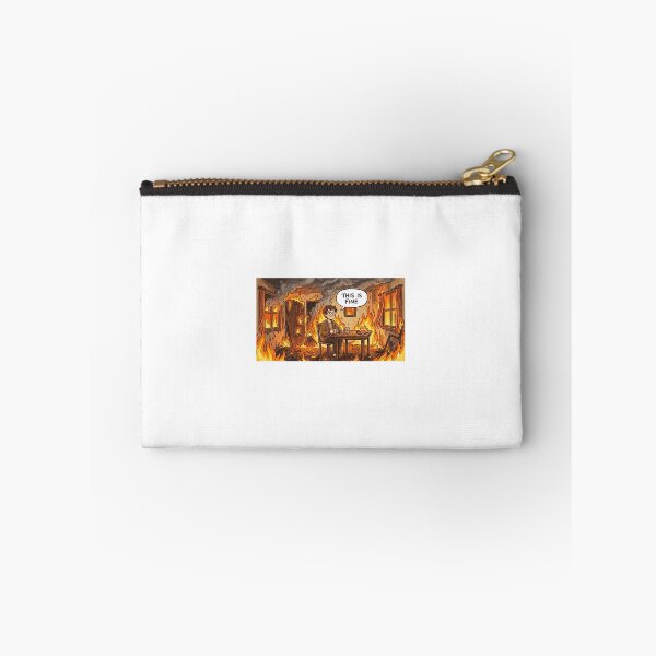 Item preview, This Is Fine Meme – Funny Relatable Chaos Aesthetic designed and sold by Sticker shop 007.
