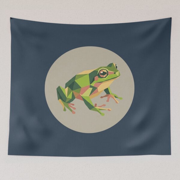 Item preview, Low Poly Emerald Frog Copy – Green Frog T-Shirt for Animal Lovers designed and sold by bsbd-action.