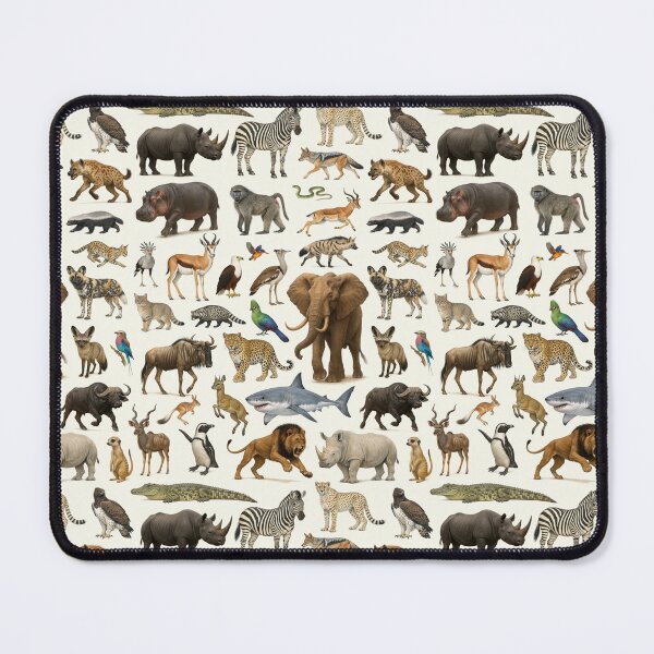 Item preview, Animals of South Africa Retro WildlifedIdentification Chart designed and sold by kakarikihill.