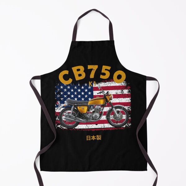 Item preview, CB750 K1 Vintage Motorcycle USA Tee designed and sold by FroggyBaBoy.