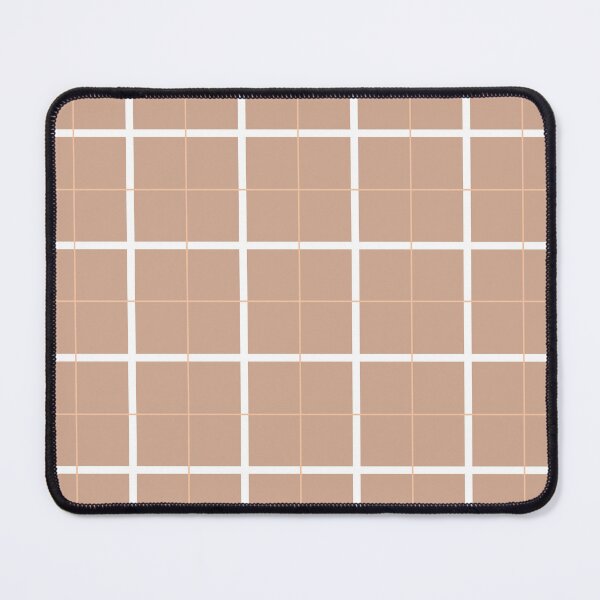 Item preview, Minimal Soft Aesthetic Plaid Checker Grid Pattern Beige 02 designed and sold by jjunnymom.