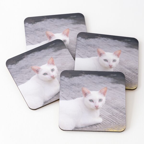 Item preview, Beautiful White Cat designed and sold by ROSE ANN BANILAR.
