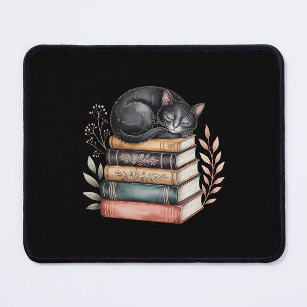 Item preview, Cat and Books designed and sold by TrinaEspinoza.