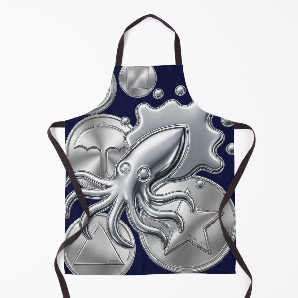 Item preview, Chrome Octopus Abstract – Futuristic Metallic Art Design designed and sold by M22--.