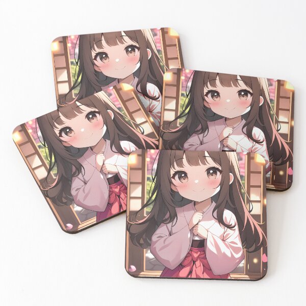 Item preview, Miko Iino Kaguya Sama Lantern Lit Spring Shrine Vibes Chibi designed and sold by TanglenRabbit.