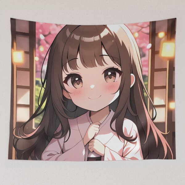 Item preview, Miko Iino Kaguya Sama Lantern Lit Spring Shrine Vibes Chibi designed and sold by TanglenRabbit.