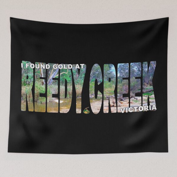 Item preview, I Found Gold at REEDY CREEK Victoria - Pan Pick Panning Fossicking designed and sold by Adam Gormley.