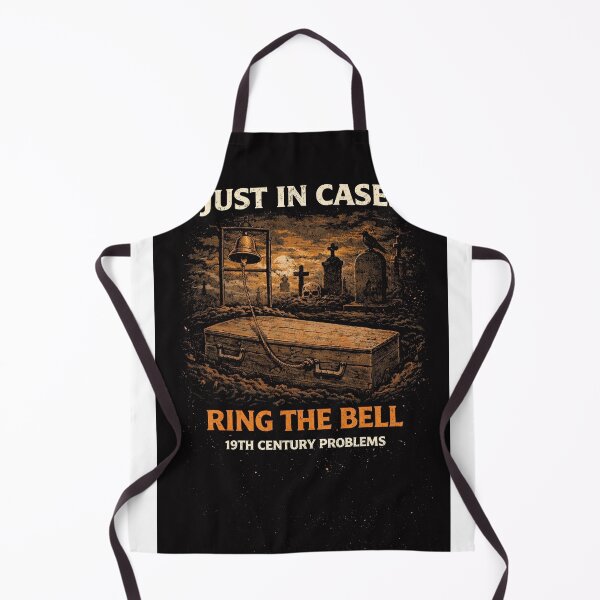 Item preview, Funny Dark History Shirt – Buried Alive Bell Coffin – Just In Case Ring The Bell Tee designed and sold by Boudica Bowman Chaos Co.