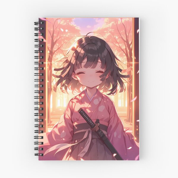 Item preview, Nadeko Sengoku Bakemonogatari Chibi Kimono Sunset Smile designed and sold by TanglenRabbit.
