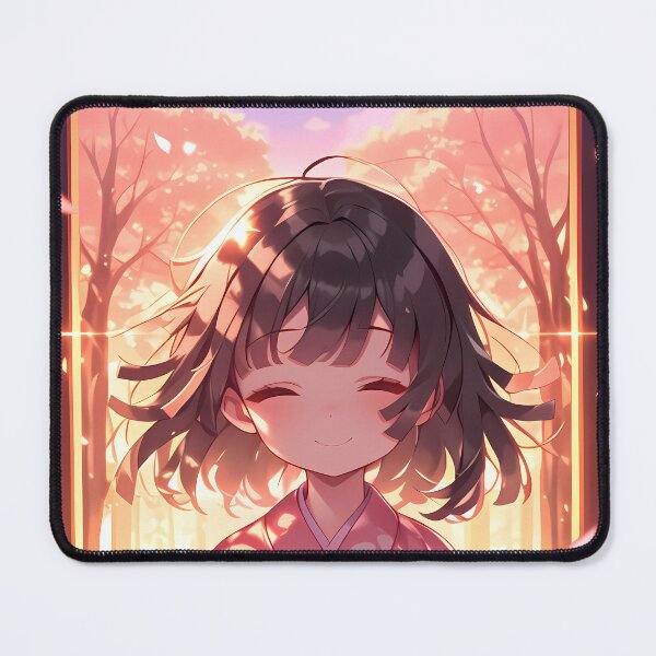 Item preview, Nadeko Sengoku Bakemonogatari Chibi Kimono Sunset Smile designed and sold by TanglenRabbit.