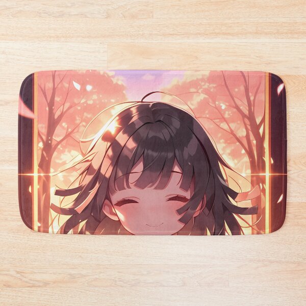 Item preview, Nadeko Sengoku Bakemonogatari Chibi Kimono Sunset Smile designed and sold by TanglenRabbit.