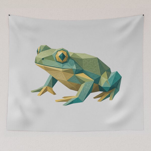 Item preview, Large Low Poly Carved Frog – Stone Style Frog Cushion for Zen Decoration designed and sold by bsbd-action.