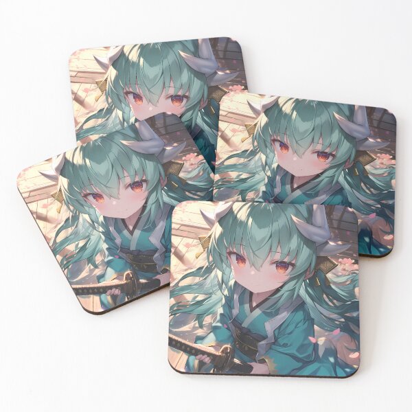 Item preview, Kiyohime Fate Grand Order Horned Chibi Sakura Kimono designed and sold by TanglenRabbit.