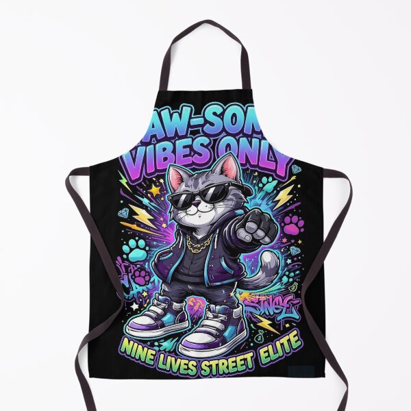 Item preview, Neon Streetwear Cat Paw-Some Vibes Only designed and sold by SoulenCify.