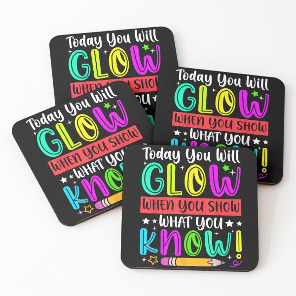 Item preview, today you will glow when you show what you know test day  designed and sold by CAnastazyshop.