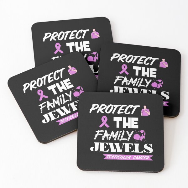 Item preview, Protect The Family Jewels- Testicular Cancer designed and sold by ACA Design & Print.