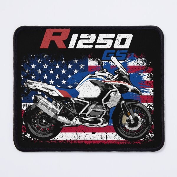 Item preview, R1250 GS Adventure USA Flag Motorcycle Tee designed and sold by FroggyBaBoy.
