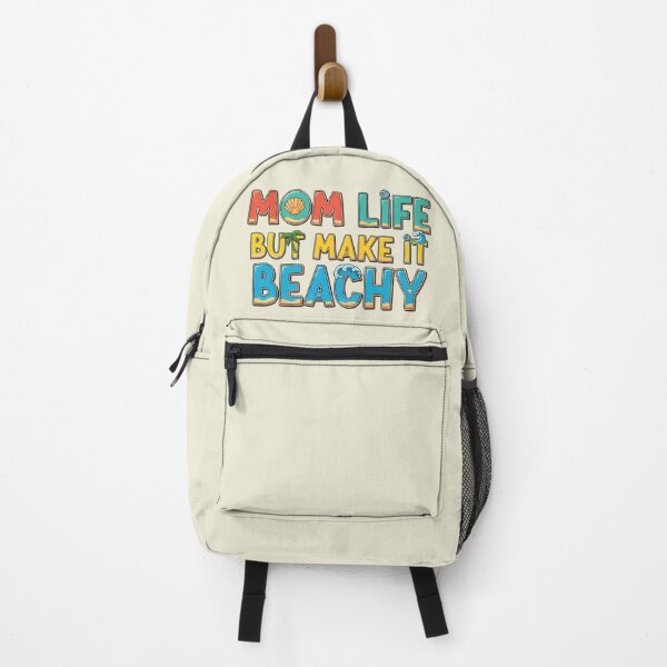 Item preview, Mom Life but Make It Beachy – Fun Coastal Typography Design designed and sold by Sea Gem.