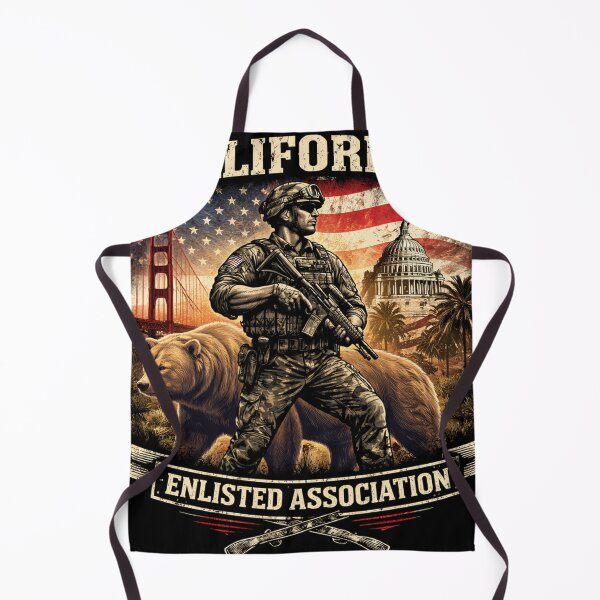 Item preview, California Enlisted Association Square designed and sold by TheEnlistedEdge.