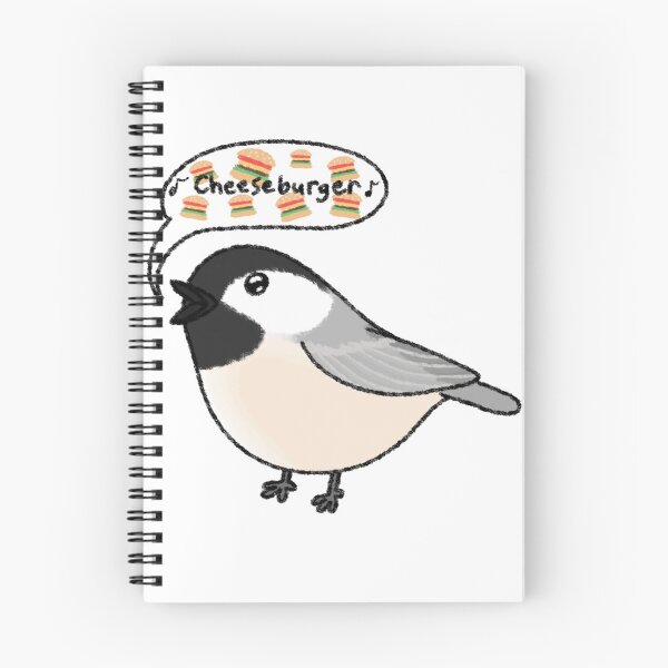 Item preview, Black-Capped Chickadee (Cheeseburger) designed and sold by GeneralGameBird.