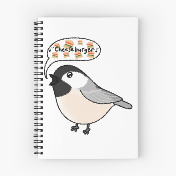 Item preview, Black-Capped Chickadee (Cheeseburger) designed and sold by GeneralGameBird.