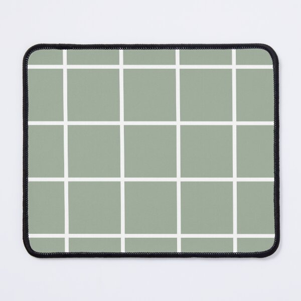 Item preview, Minimal Soft Aesthetic Plaid Checker Grid Pattern Sage 01 designed and sold by jjunnymom.