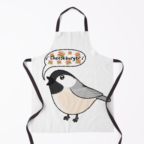 Item preview, Black-Capped Chickadee (Cheeseburger) designed and sold by GeneralGameBird.