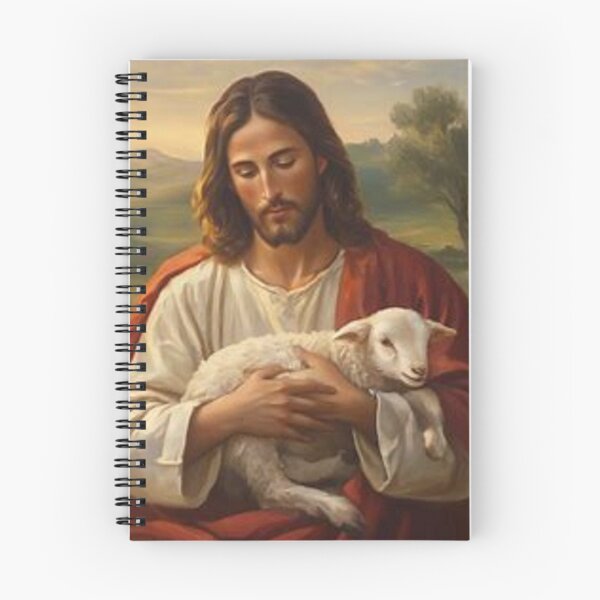 Item preview, Jesus holding his lamb designed and sold by JesusClub.