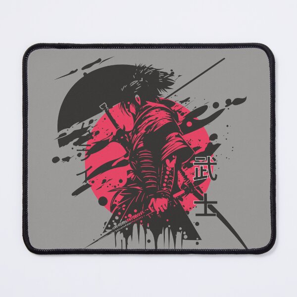 Item preview, Red Sun Samurai Warrior Japanese Street Style T-Shirt | Katana Samurai Art designed and sold by EvolusionPro.