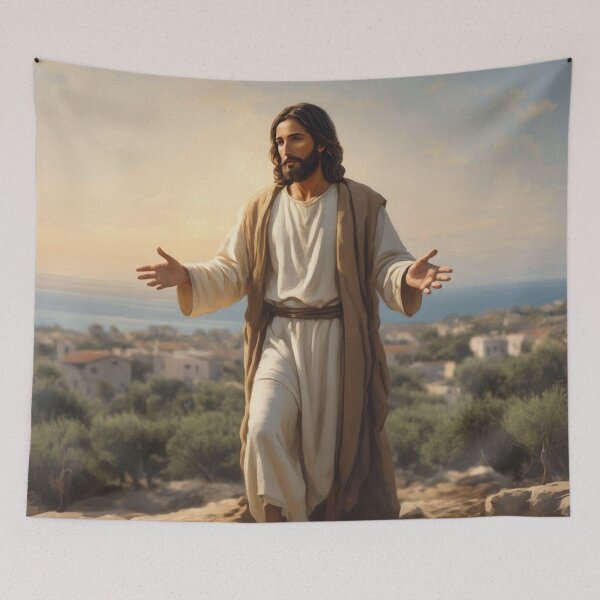 Item preview, Jesus walking Jerusalem  designed and sold by JesusClub.