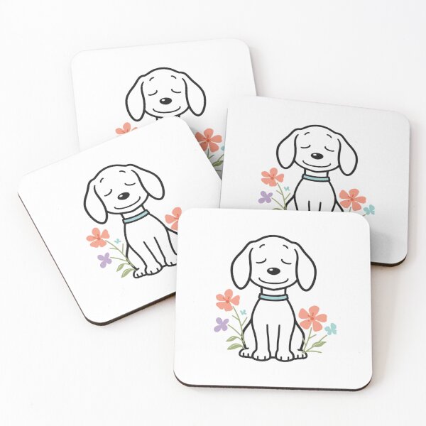 Item preview, Peaceful Beagle Dog with Flowers – Spring Snoopy Aesthetic Design designed and sold by trendplusco.