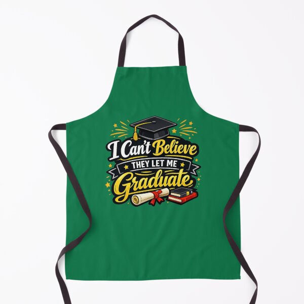 Item preview, Funny Graduation Quote Design – I Can’t Believe They Let Me Graduate. Gift for Grads designed and sold by DesignHouse07.