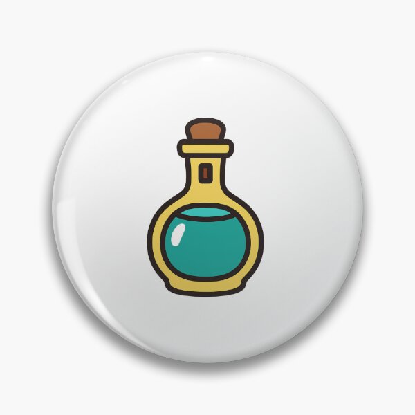 Item preview, Magic Potion Flask Sticker – Minimal Fantasy Alchemy Design designed and sold by CanSparkleArt.
