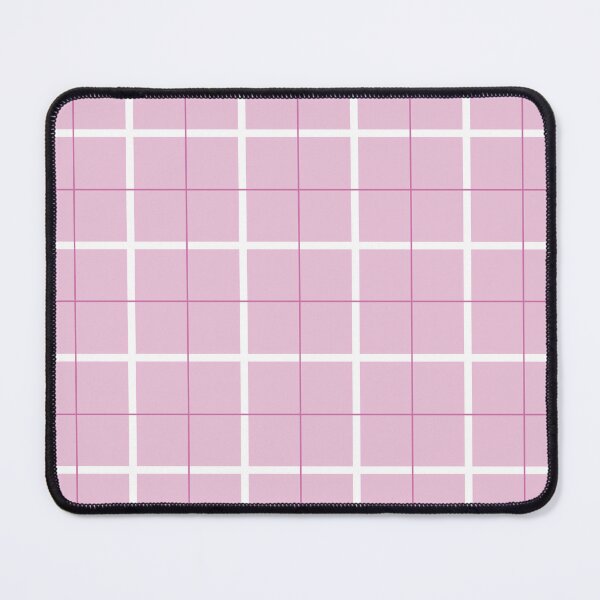 Item preview, Minimal Soft Aesthetic Plaid Checker Grid Pattern Muted Pink 02 designed and sold by jjunnymom.