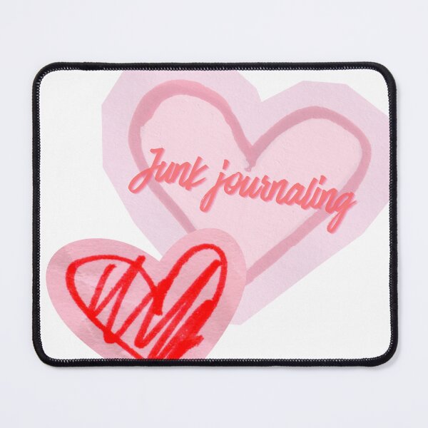 Item preview, junk journal heart sticker  designed and sold by jckali.