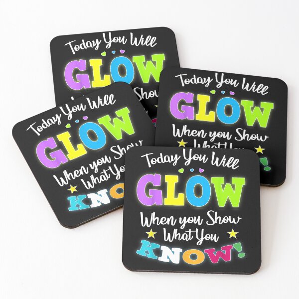 Item preview, today you will glow when you show what you know test day  designed and sold by CAnastazyshop.