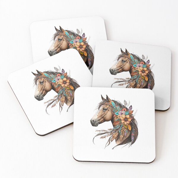 Item preview, Floral Wild Horse Country Horse Riding designed and sold by alber-garnell.