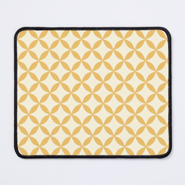 Item preview, Harvest Gold and Cream Geometric Abstract Pattern designed and sold by burbankdesigns.