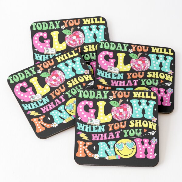 Item preview, today you will glow when you show what you know test day  designed and sold by CAnastazyshop.