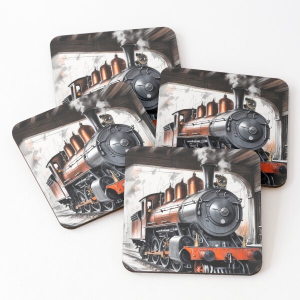 Item preview, Refined Locomotive Aesthetic – Minimalist Vintage Style designed and sold by semenol.